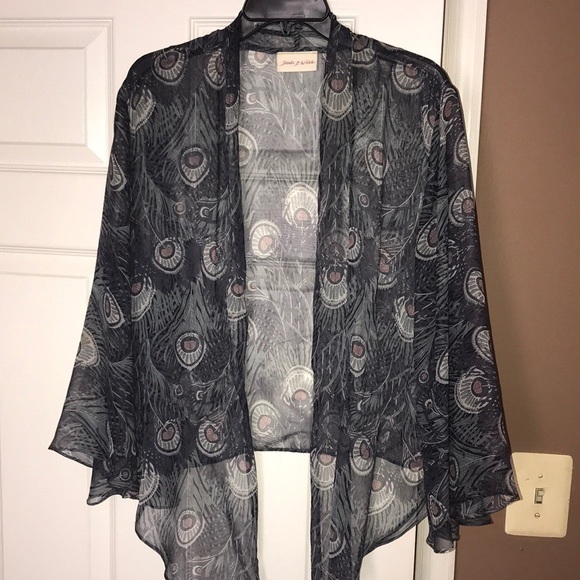 Like New!! Stunning sheer top - Picture 4 of 4